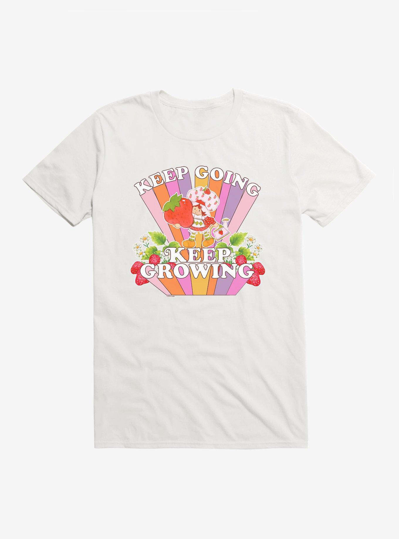 Strawberry Shortcake Keep Going Keep Growing Retro T-Shirt, , hi-res