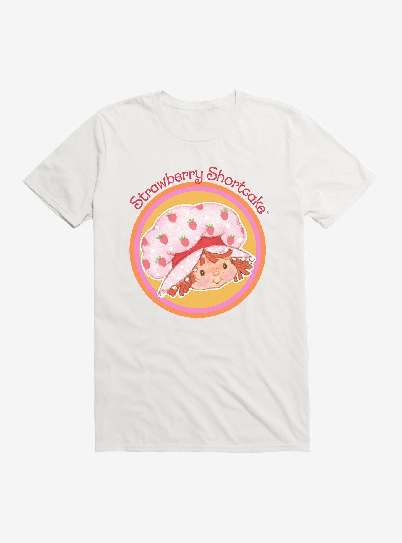 Strawberry Shortcake Retro Icon T-Shirt, WHITE, hi-res