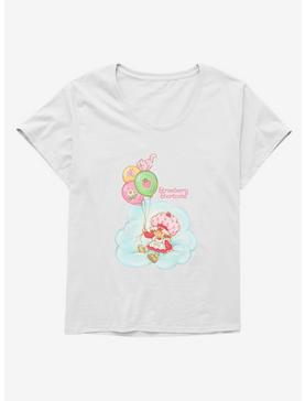 Plus Size Strawberry Shortcake Balloons And Custard Womens T-Shirt Plus Size, , hi-res