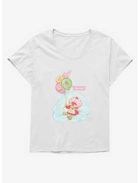 Strawberry Shortcake Balloons And Custard Womens T-Shirt Plus Size, , hi-res