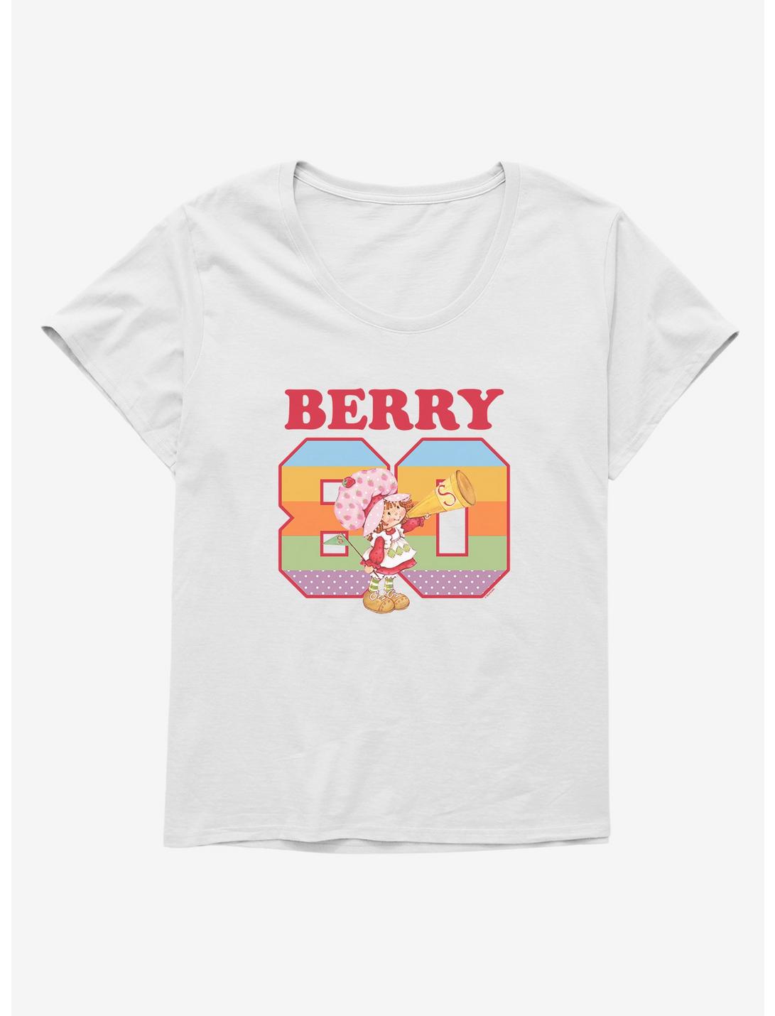Strawberry Shortcake Berry 80 Retro Womens T-Shirt Plus Size, WHITE, hi-res