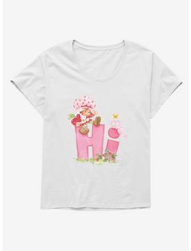 Plus Size Strawberry Shortcake Hi Greeting Womens T-Shirt Plus Size, , hi-res