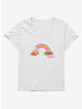 Plus Size Strawberry Shortcake Strawberry Retro Rainbow Womens T-Shirt Plus Size, , hi-res