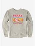 Strawberry Shortcake Berry 80 Retro Sweatshirt, OATMEAL HEATHER, hi-res