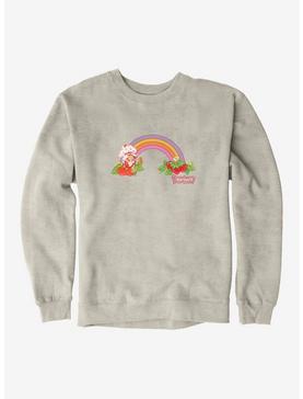 Plus Size Strawberry Shortcake Strawberry Retro Rainbow Sweatshirt, , hi-res