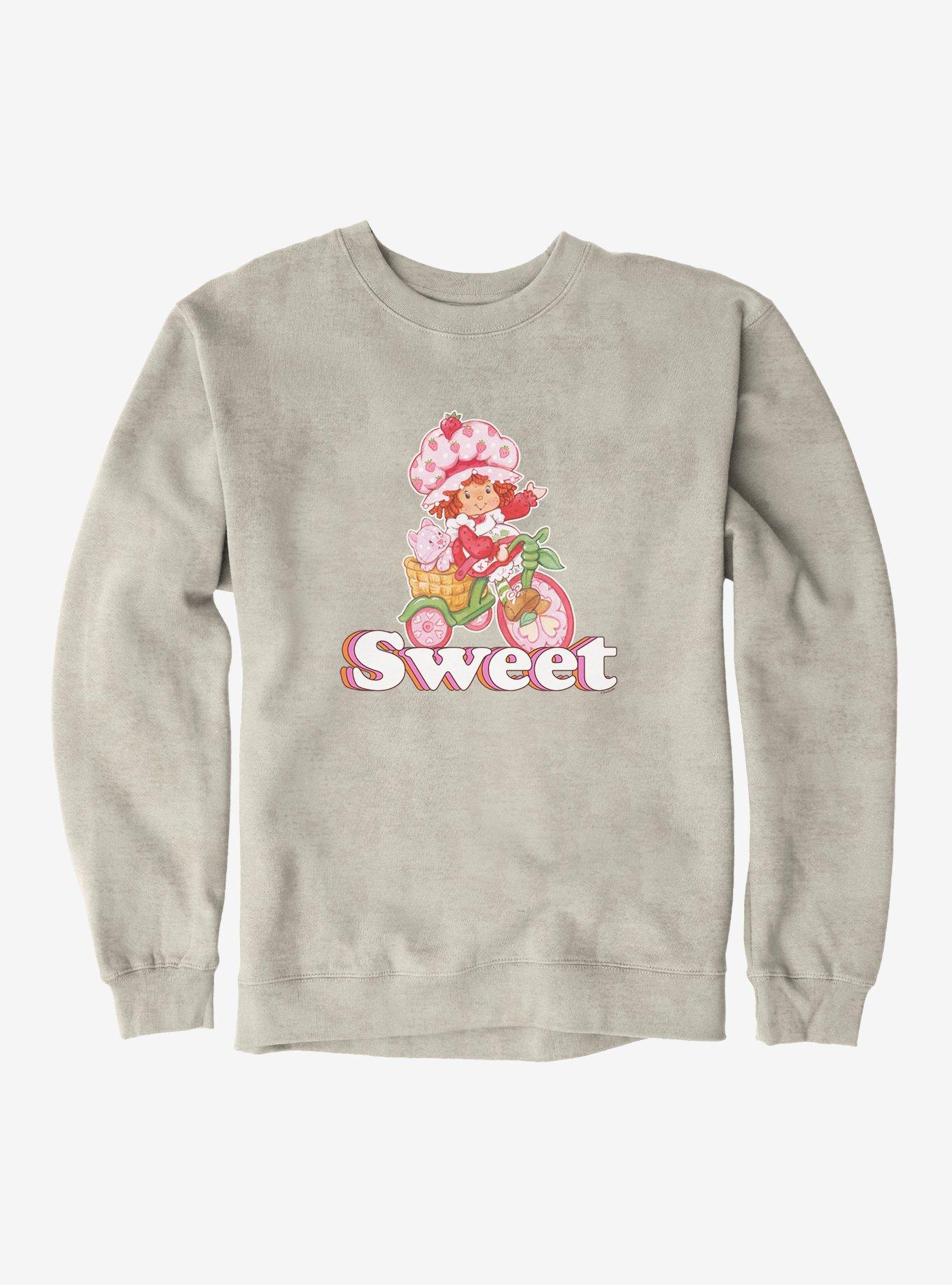 Strawberry Shortcake Sweet Sweatshirt, OATMEAL HEATHER, hi-res