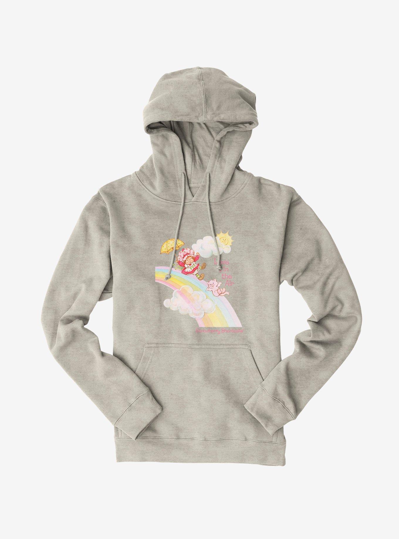 Strawberry Shortcake Love Is In The Air Hoodie, OATMEAL HEATHER, hi-res