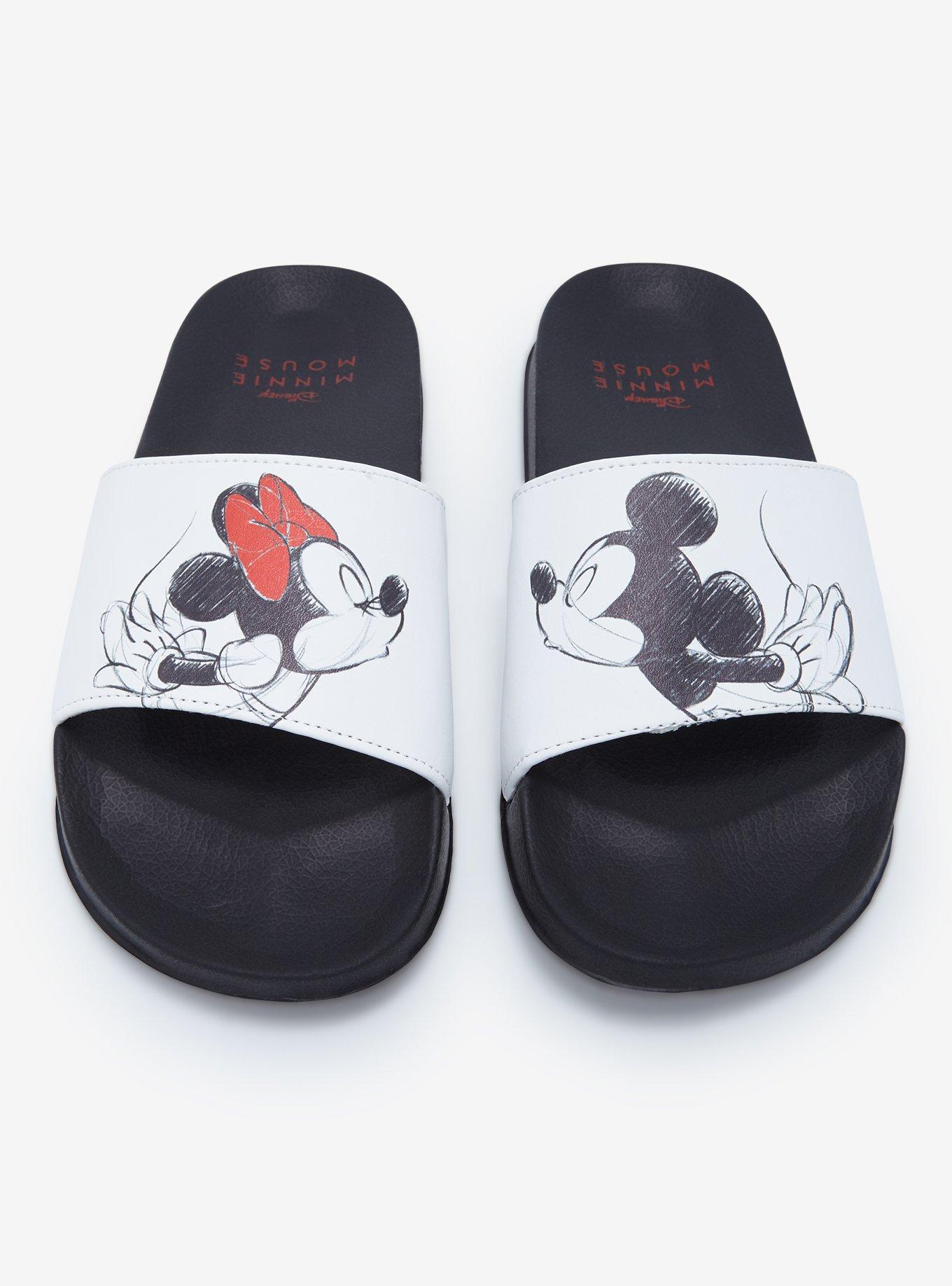 Minnie mouse 2024 slide sandals