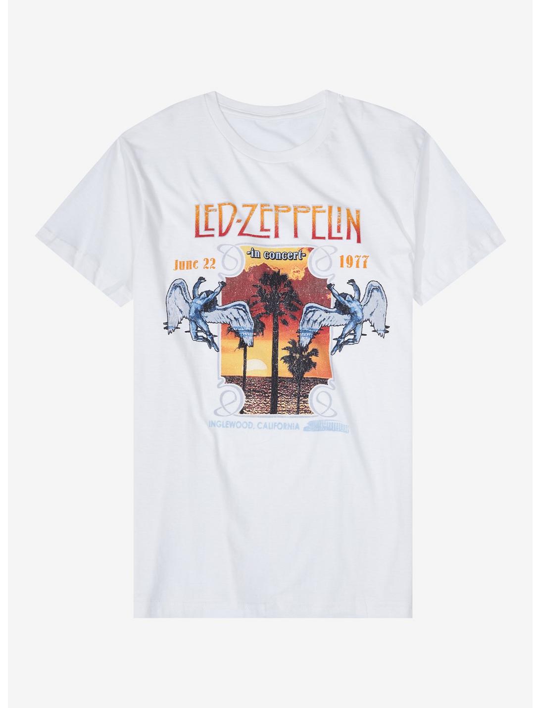 Led Zeppelin Inglewood Tour T-Shirt, OFF WHITE, hi-res
