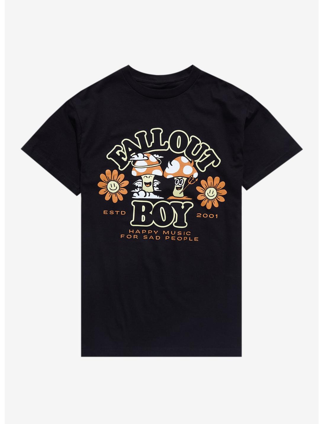 Fall Out Boy Happy Music For Sad People T-Shirt, BLACK, hi-res