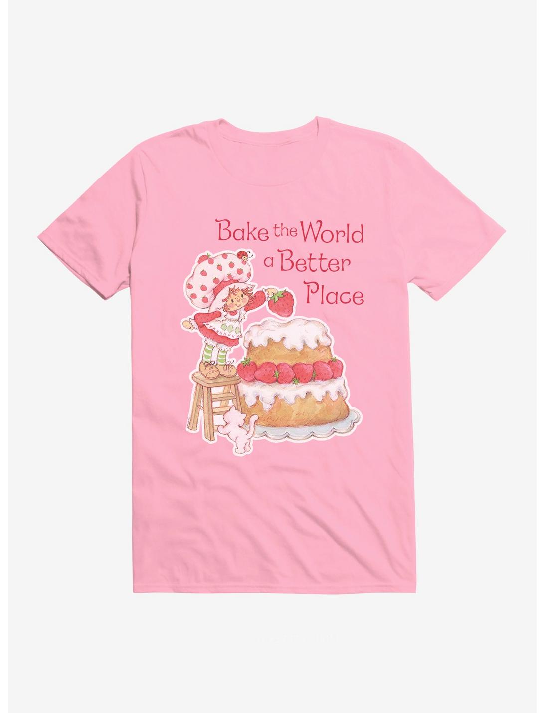 Strawberry Shortcake Bake The World A Better Place T-Shirt, CHARITY PINK, hi-res
