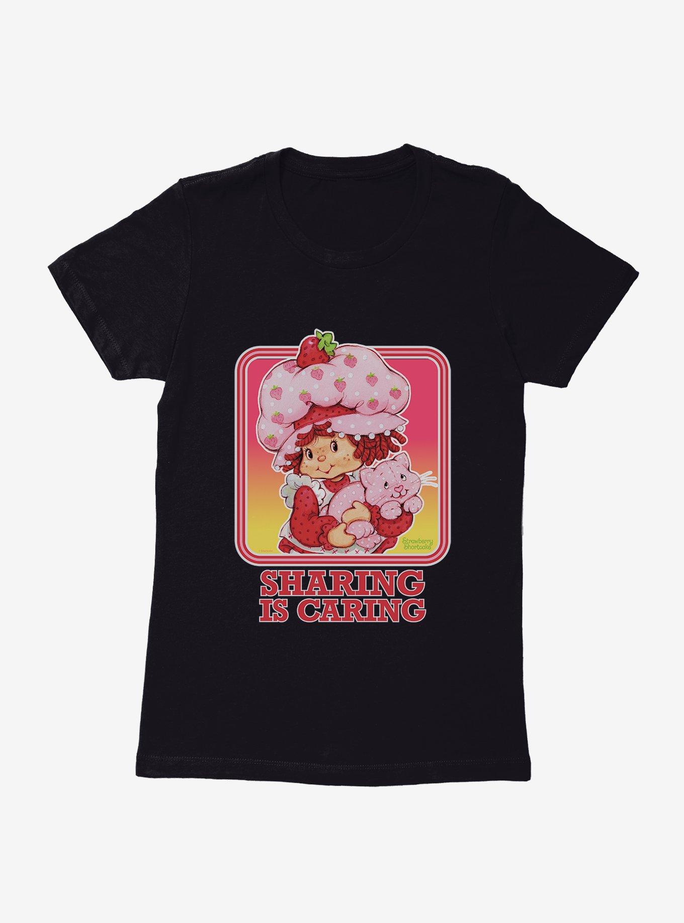 Strawberry Shortcake Vintage Sharing Is Caring Womens T-Shirt, , hi-res