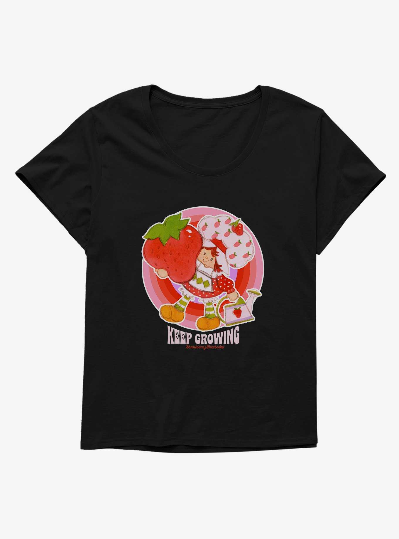Strawberry Shortcake Vintage Keep Growing Icon Womens T-Shirt Plus Size, , hi-res