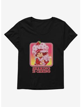 Plus Size Strawberry Shortcake Vintage Sharing Is Caring Womens T-Shirt Plus Size, , hi-res