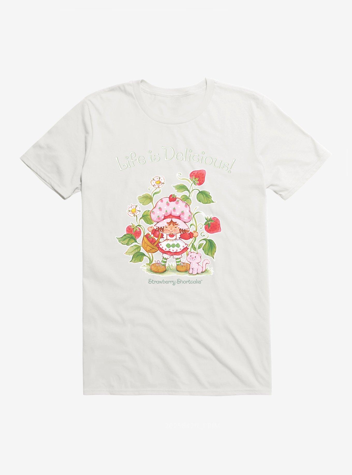 Strawberry Shortcake & Custard Life Is Delicious! T-Shirt, , hi-res