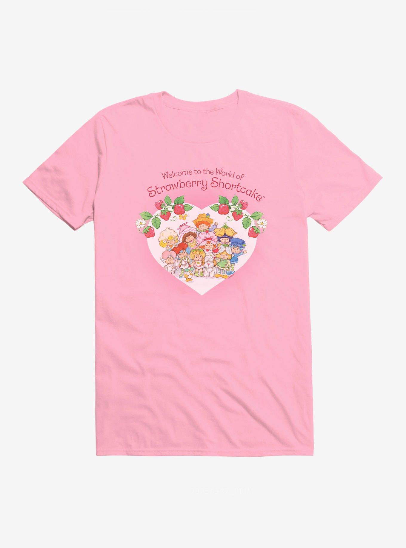 Strawberry Shortcake Welcome World T-Shirt, CHARITY PINK, hi-res