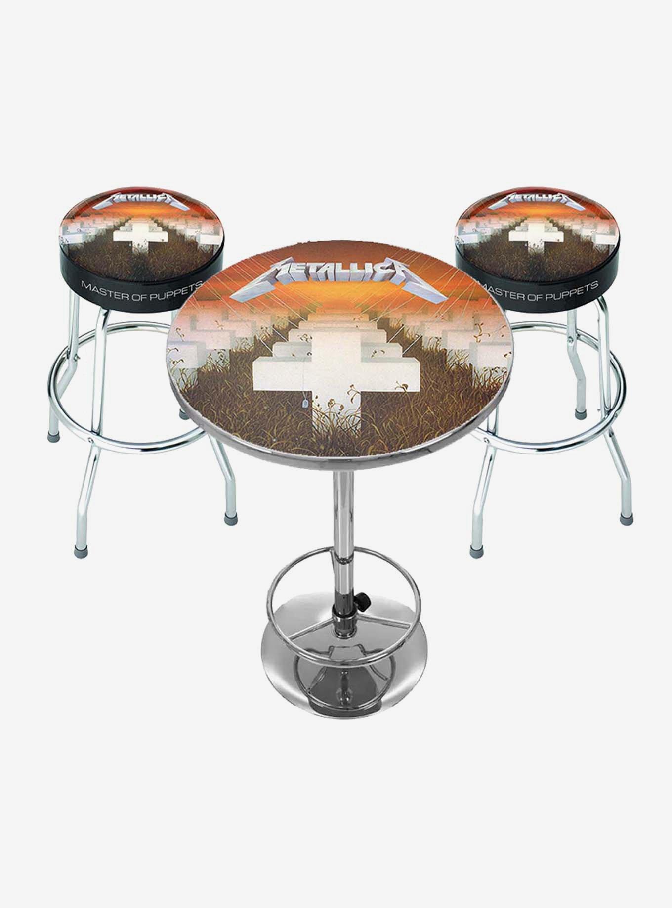 Rocksax Metallica Master of Puppets Bar Table and Stool Set, , hi-res