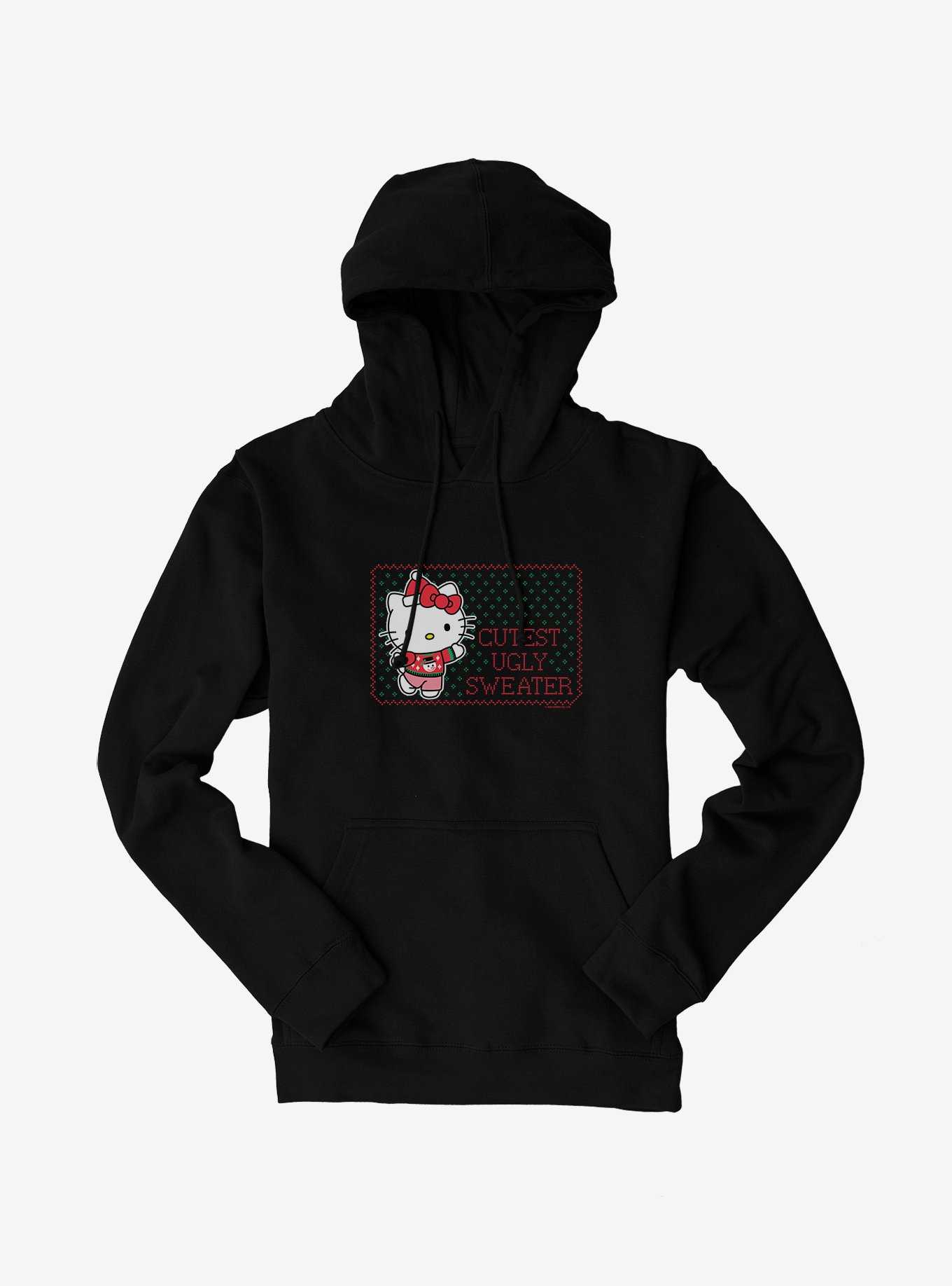 Hello Kitty Cutest Ugly Christmas Hoodie, , hi-res