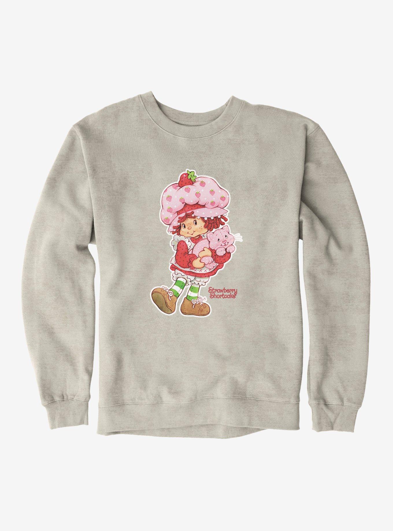 Strawberry Shortcake And Custard Kitty Sweatshirt, , hi-res