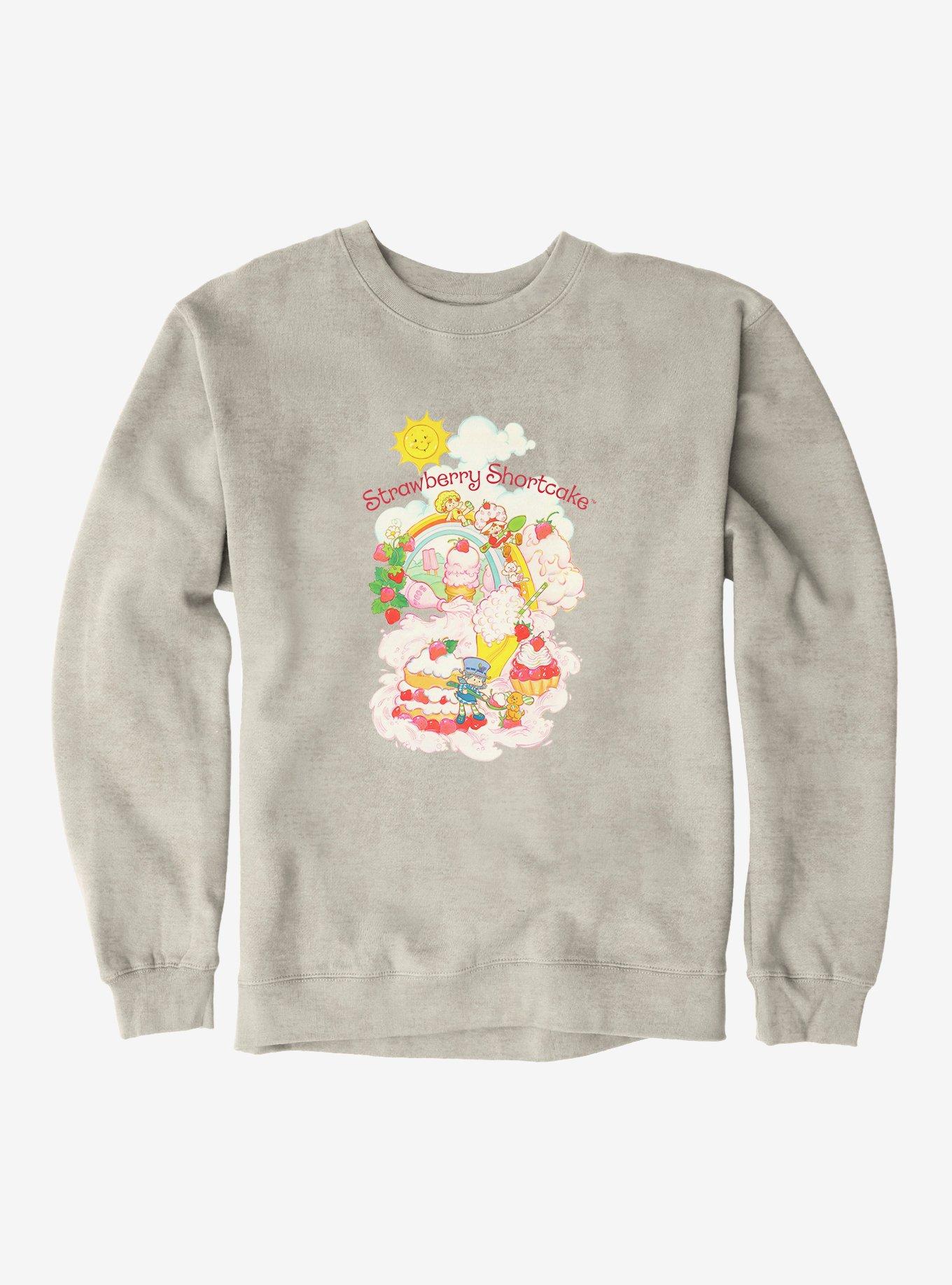 Strawberry Shortcake Fun Dream Sweatshirt, OATMEAL HEATHER, hi-res