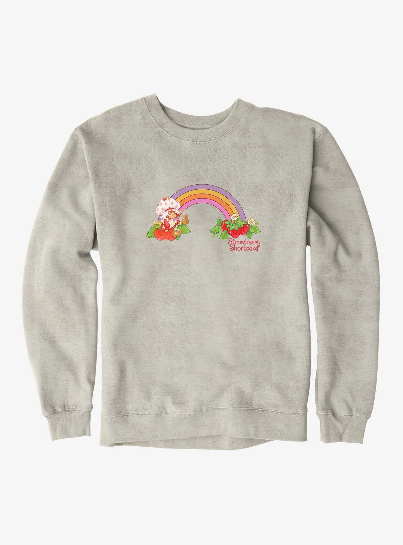 Strawberry Shortcake Strawberry Retro Rainbow Sweatshirt, , hi-res