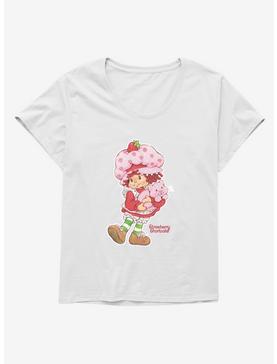 Strawberry Shortcake And Custard Kitty Girls T-Shirt Plus Size, , hi-res