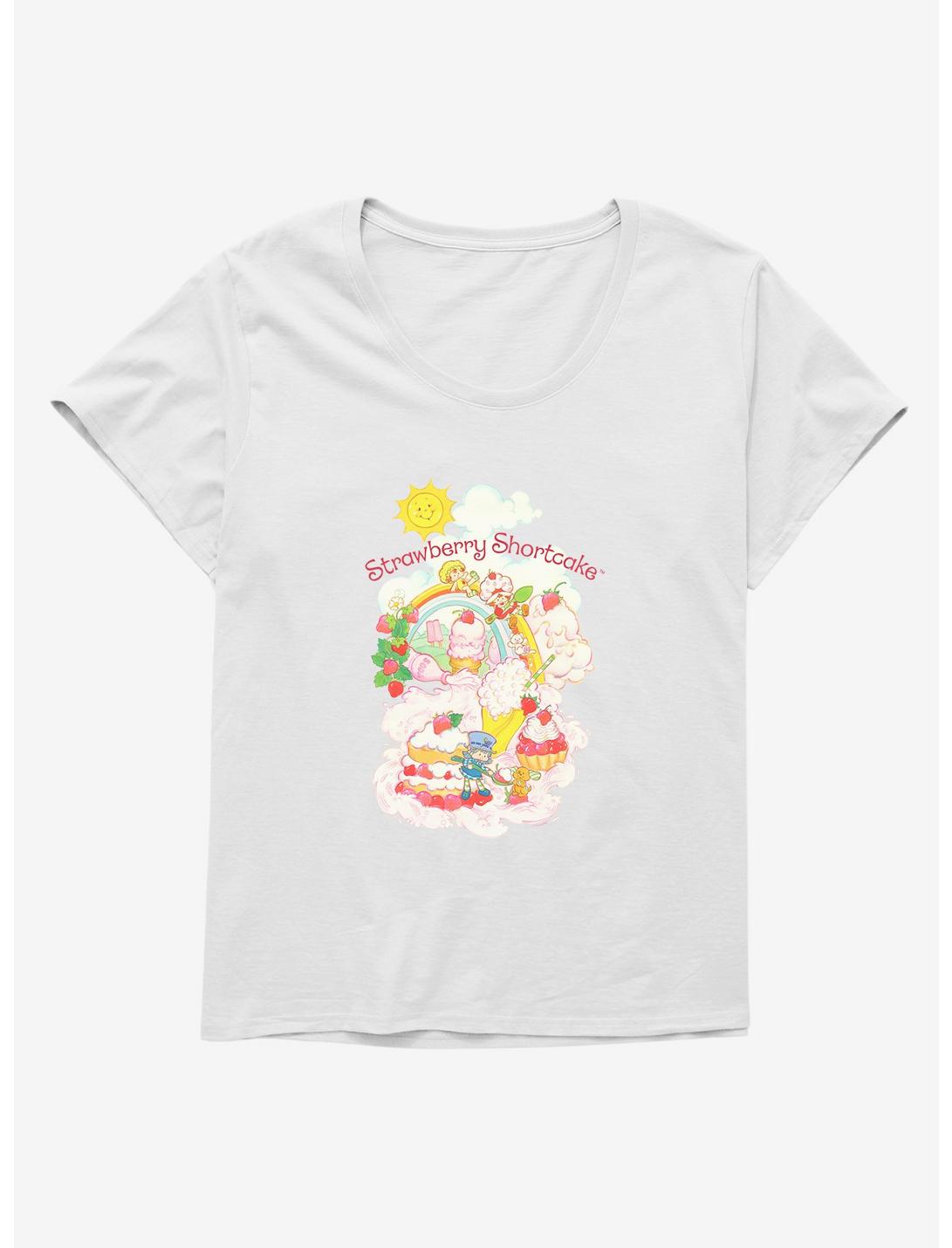 Strawberry Shortcake Fun Dream Girls T-Shirt Plus Size, WHITE, hi-res