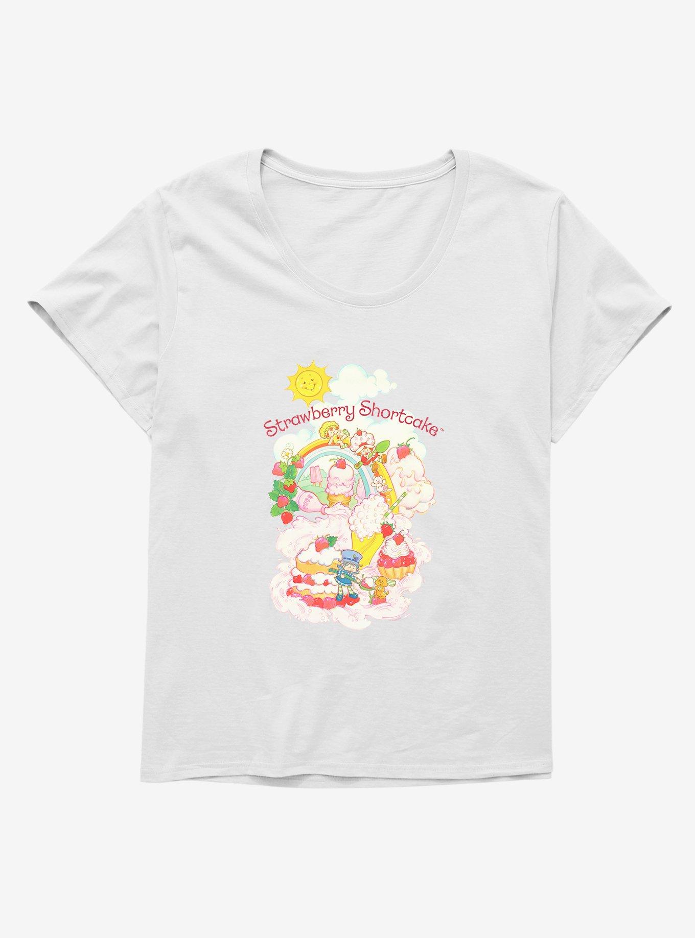 Strawberry Shortcake Fun Dream Girls T-Shirt Plus Size, WHITE, hi-res