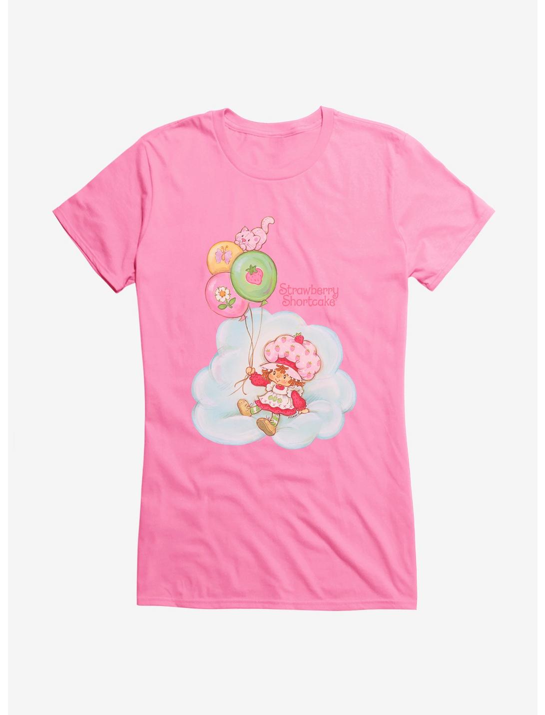 Strawberry Shortcake Balloons And Custard Girls T-Shirt, CHARITY PINK, hi-res