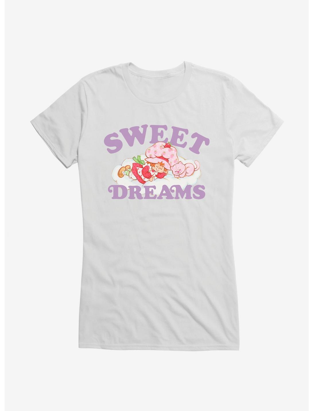 Strawberry Shortcake & Custard Sweet Dreams Girls T-Shirt, WHITE, hi-res
