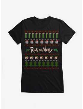 Rick And Morty Pickle Rickmas Sweater Girls T-Shirt, , hi-res