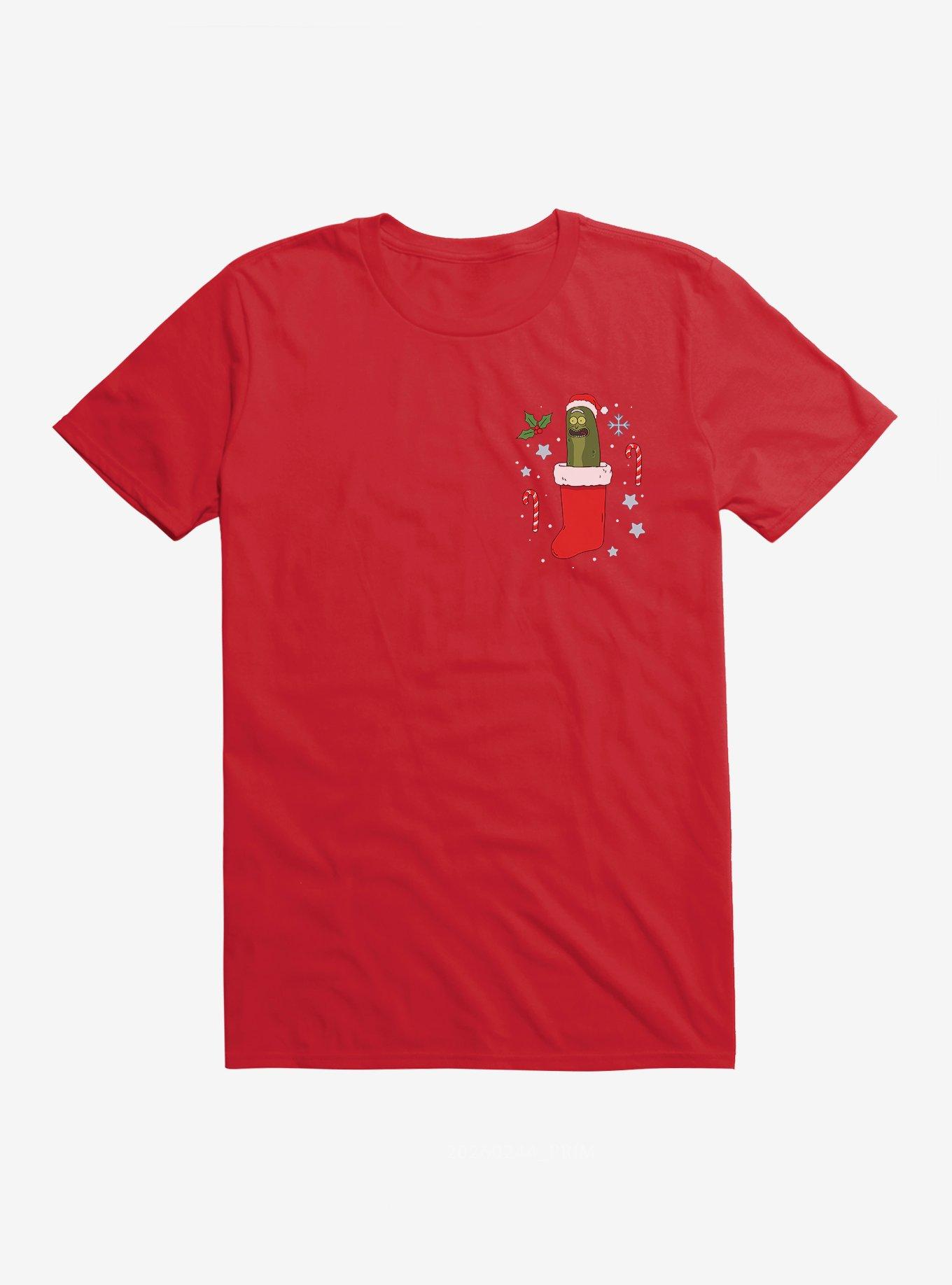 pickle rick pocket tee