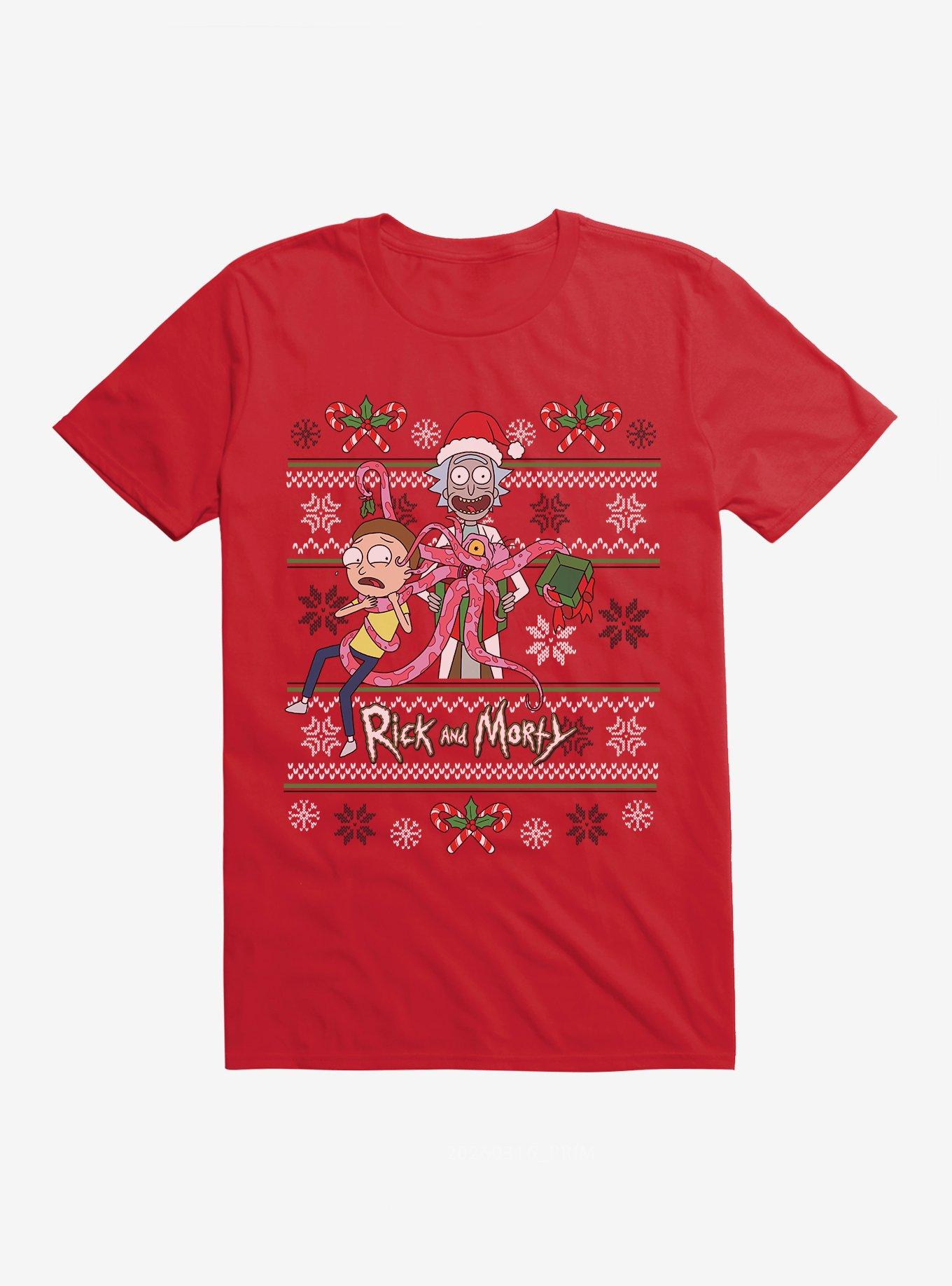 Rick and discount morty christmas hoodie