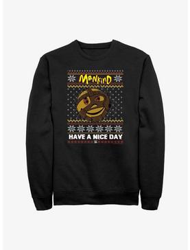 WWE Mick Foley Mankind Happy Ugly Christmas Sweatshirt, , hi-res