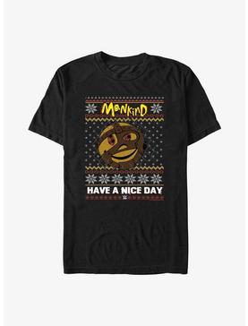 WWE Mick Foley Mankind Happy Ugly Christmas T-Shirt, , hi-res