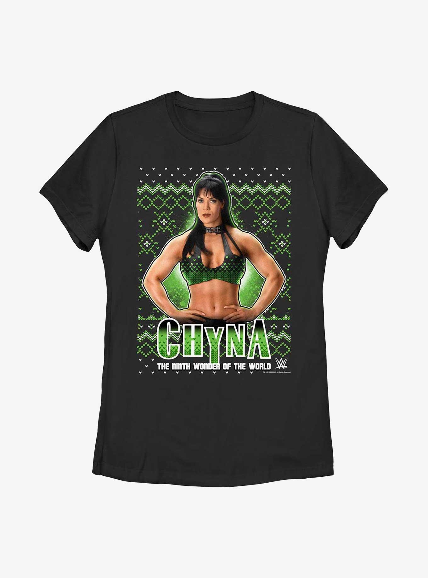 WWE Chyna Ninth Wonder Ugly Christmas Womens T-Shirt, , hi-res