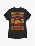 WWE Eddie Guerrero Ugly Christmas Womens T-Shirt, BLACK, hi-res