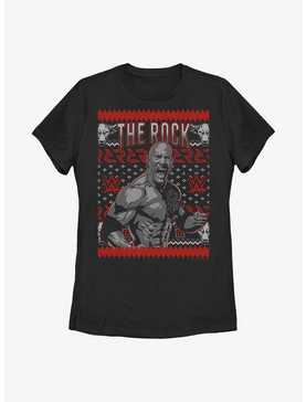WWE The Rock Ugly Christmas Womens T-Shirt, , hi-res