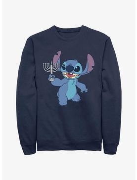 Disney Lilo & Stitch Hanukkah Menorah Sweatshirt, , hi-res
