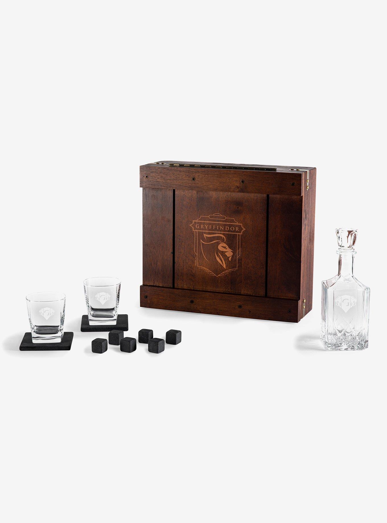 Harry Potter Gryffindor Beverage Glass Gift Set with Wooden Case, , hi-res
