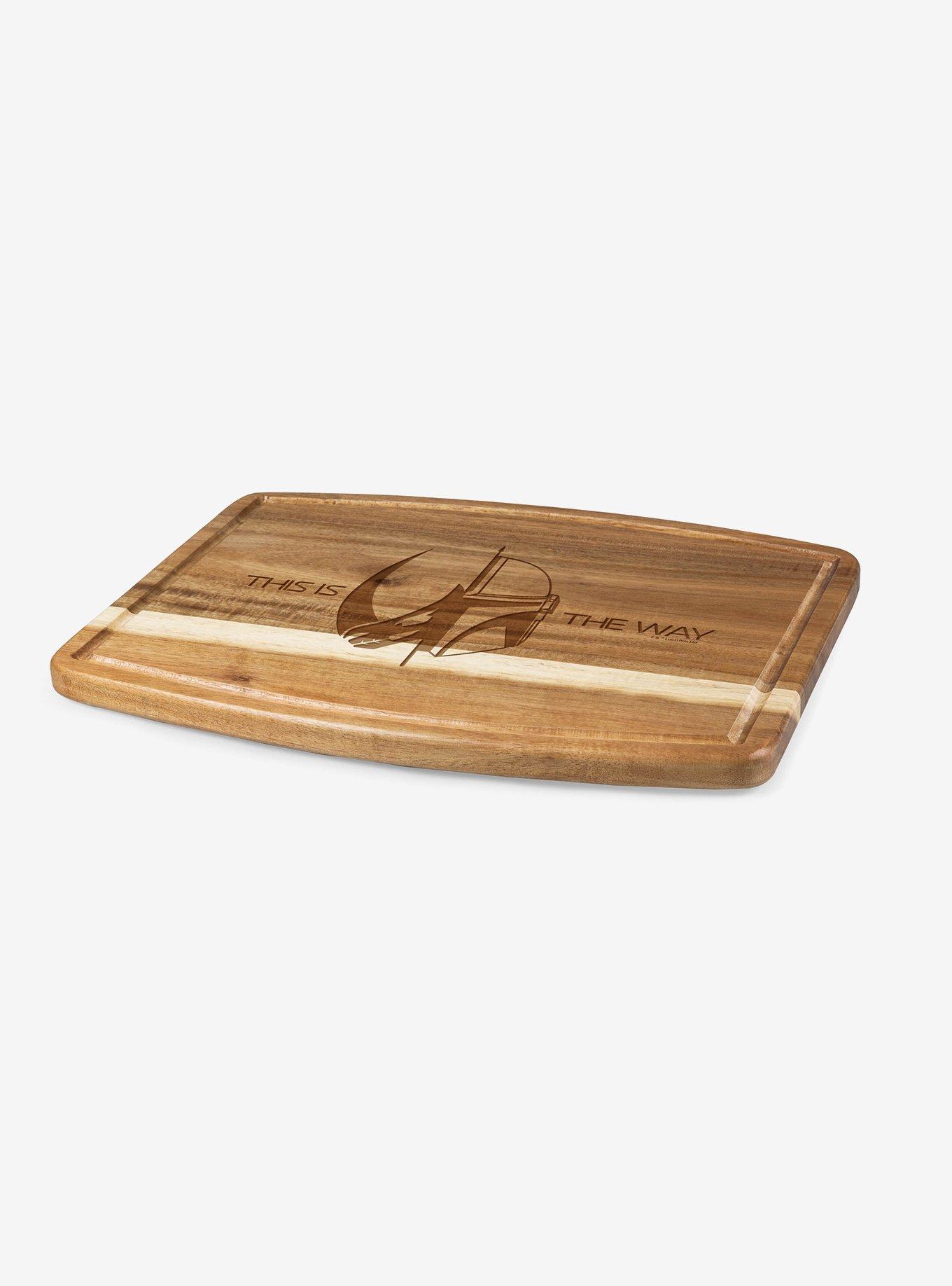 Star Wars The Mandalorian Ovale Acacia Cutting Board, , hi-res