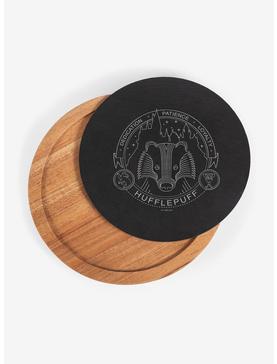 Harry Potter Hufflepuff Insignia Acacia And Slate Serving Board With Cheese Tools, , hi-res
