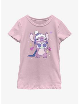 Disney Lilo & Stitch Cozy Angel Hot Cocoa Youth Girls T-Shirt, , hi-res