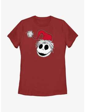 Disney The Nightmare Before Christmas Santa Hat Jack Womens T-Shirt, , hi-res