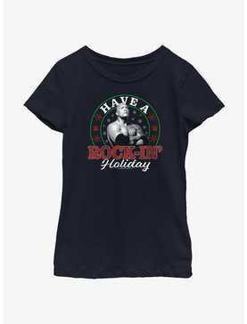 WWE Have A Rock-In' Holiday Youth Girls T-Shirt, , hi-res