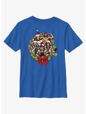 Plus Size WWE Holiday Legends Wreath Youth T-Shirt, , hi-res