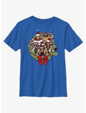 WWE Holiday Legends Wreath Youth T-Shirt, , hi-res