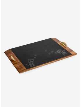 Plus Size Disney Mickey & Minnie Mouse Covina Acacia And Slate Serving Tray, , hi-res