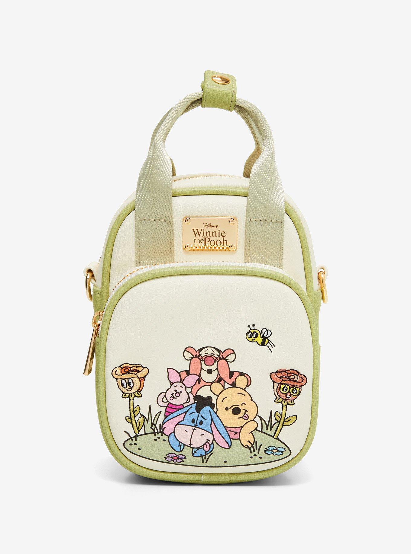 Disney Winnie the Pooh Floral Pooh Bear & Friends Crossbody Bag - BoxLunch Exclusive, , hi-res