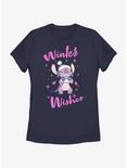 Disney Lilo & Stitch Angel Winter Wishes Womens T-Shirt, NAVY, hi-res